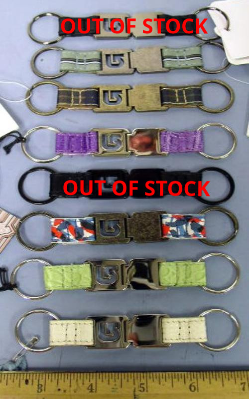 2007 Custom Leather Keychain New Old Stock Flawless In Package