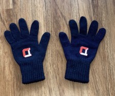 gloves winter navy blue unisex plenty of stretch
