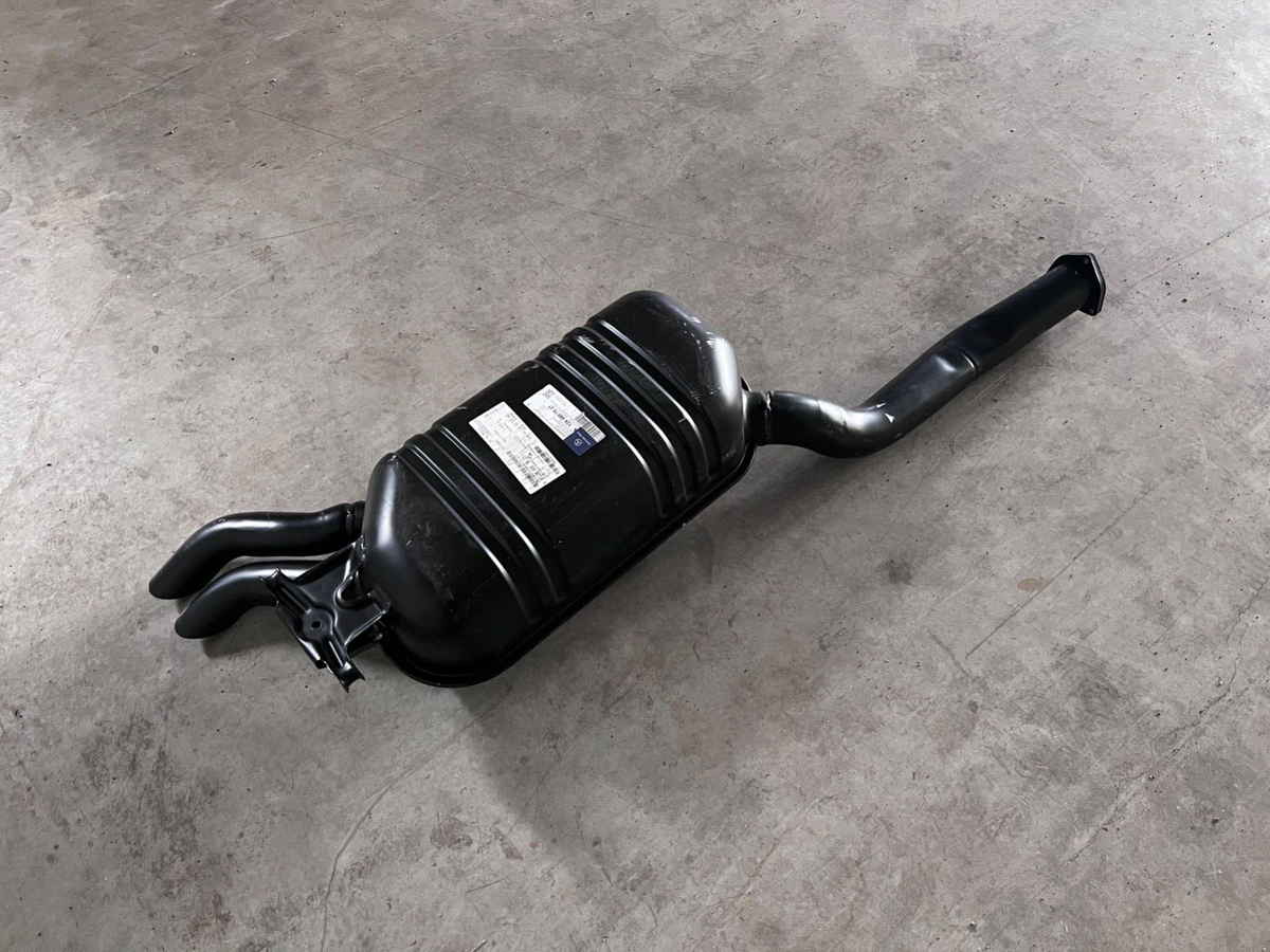 NEU NOS Mercedes 500E E500 W124 Auspuff Schalldämpfer Exhaust Pipe 