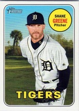 2018 Topps Heritage #617 Shane Greene Detroit Tigers