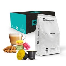 50 Cialde Capsule Macaron Compatibili Nespresso Neroristretto