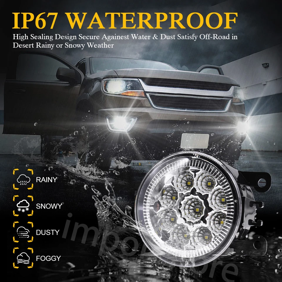 Par de faros antiniebla LED para parachoques para Suzuki Grand Vitara 2006-2012 SX4 2008-2015 Foto 4 de 4