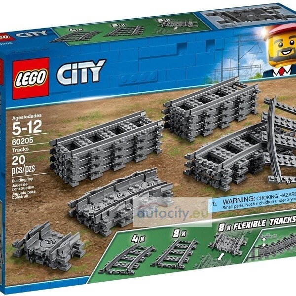 Lego Grau Konstruktionsspiele Schienen City - Bild 5