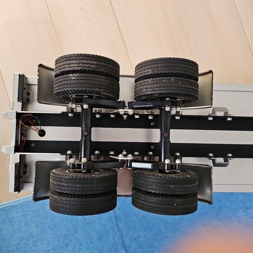 TAMIYA Trailer Panel Van Container Trailer For Tamiya Remote Control Trucks 1:14 - Picture 6 of 8