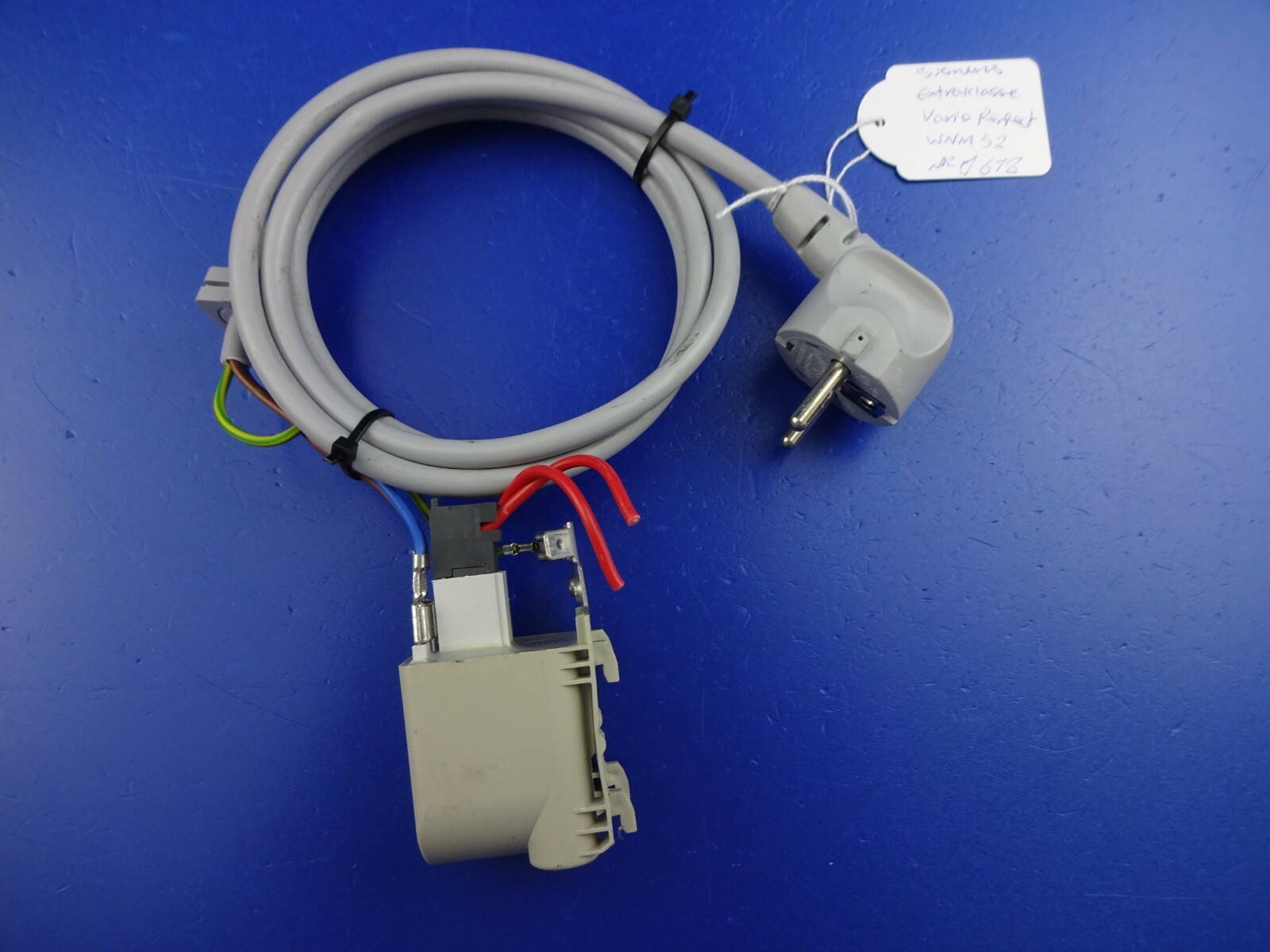 Siemens Extraklasse Vario Perfect WNM 52 > Netzkabel + Filter  