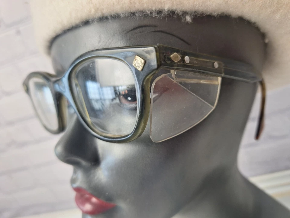 Gafas de seguridad de colección Bouton EE. UU./Verde oliva/Rockabilly/Steampunk MadMax/2 pares Foto 3 de 4