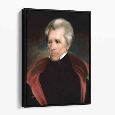 Andrew Jackson Portrait USA Presidents History America Canvas Print Wall Art