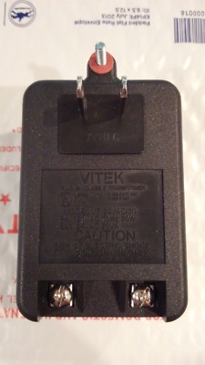 New Power Supply Output 24VAC VA Rating 20 VITEK VT-24VAC/20 transformer plug in
