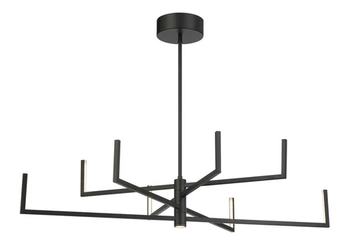 George Kovacs Articular LED Chandelier, Coal - Picture 9 of 10