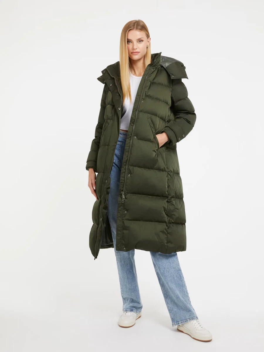 Guess long cheap winter coat