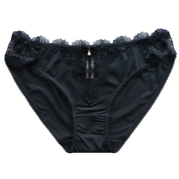 Paquete de 5 Sexy Mujer Encaje Bragas Breve Perla Francesa Ropa Interior Lencería Bikini Foto 2 de 4