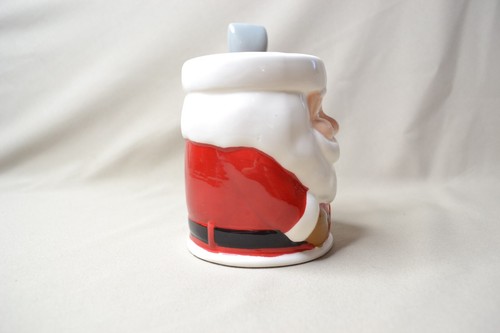 Jumbo Santa Mug With Spoon, Handpainted Ceramic Earthenware, Dishwasher Safe - Picture 4 of 9