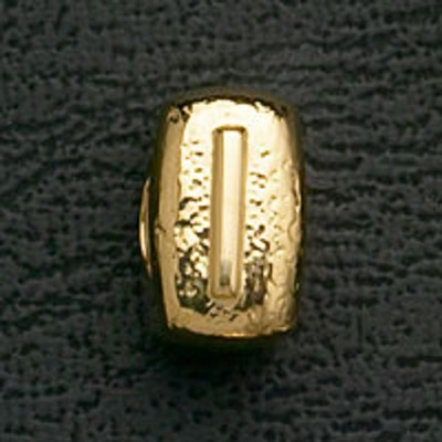 European Beads Charms Letter I Gold Plated Stainless Steel Charm Bracelet Bead