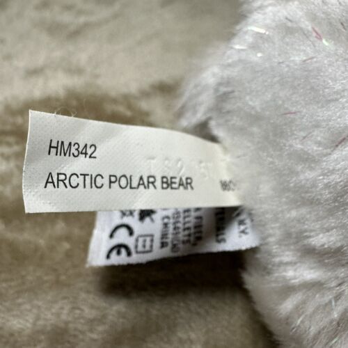 NWT Ganz Webkinz HM342 Arctic Polar Bear 10” Plush NEW With Sealed Unused Code - Picture 7 of 8
