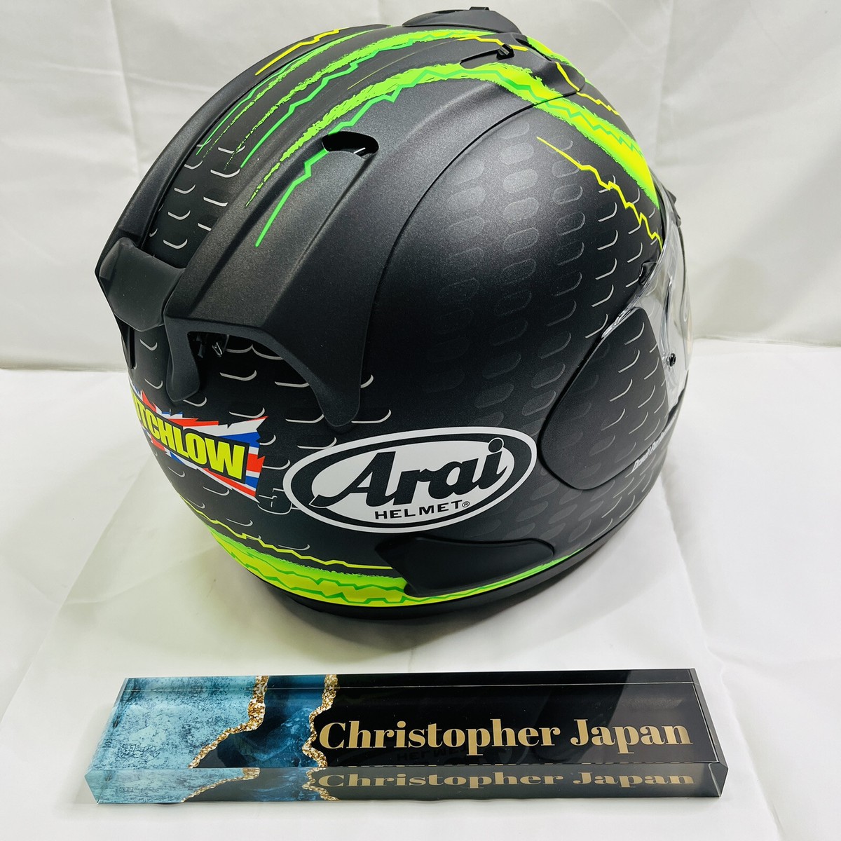 Arai RX-7X Corsair-X CRUTCHLOW L size 59-60cm Full Face Helmet