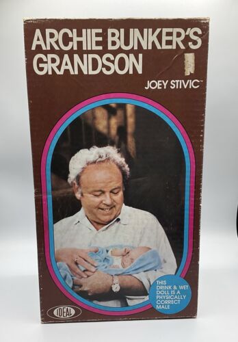 Poupée anatomique vintage 1976 Archie Bunker's Grandson Joey Stivic 1ère poupée Neuf dans sa boîte - Photo 1/4