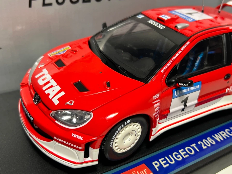 1:18 Peugeot 206 WRC Winner Swedish Rally 2003 - SunStar - Immagine 2 di 4
