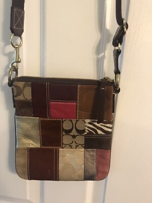 Coach Vintage Limited Edition Patchwork Multi Crossbody Bag