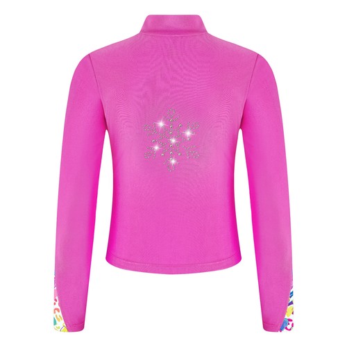 Kids Girls Sets Tennis Tracksuits Rhinestone Outfits Snowflake Vest Sports - Picture 34 of 58