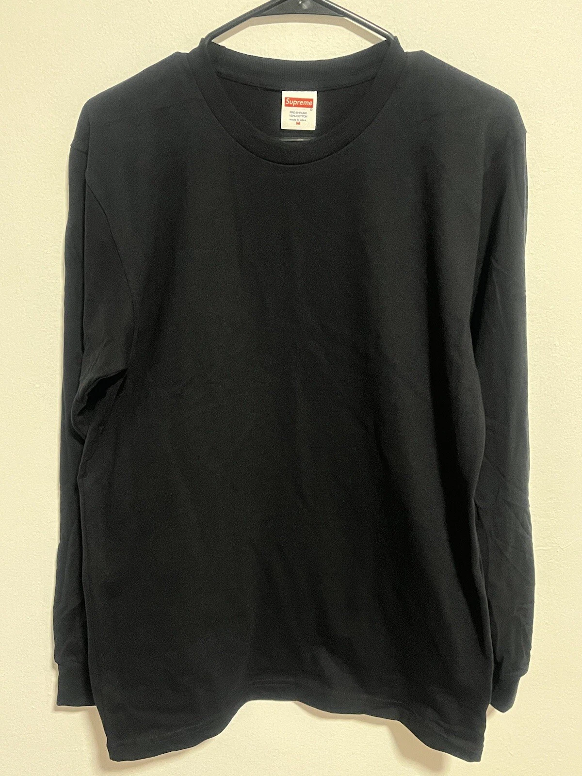 Tee shirt manches longues Supreme taille M noir