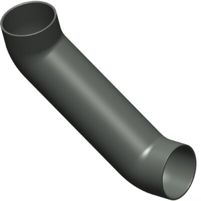 Düker KML-protec Beruhigungsbogen DN80 88°