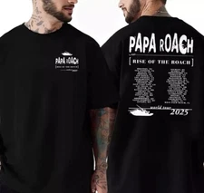 Papa Roach Rise Of The Roach 2025 North American Tour T-Shirt, fan gift BL1201