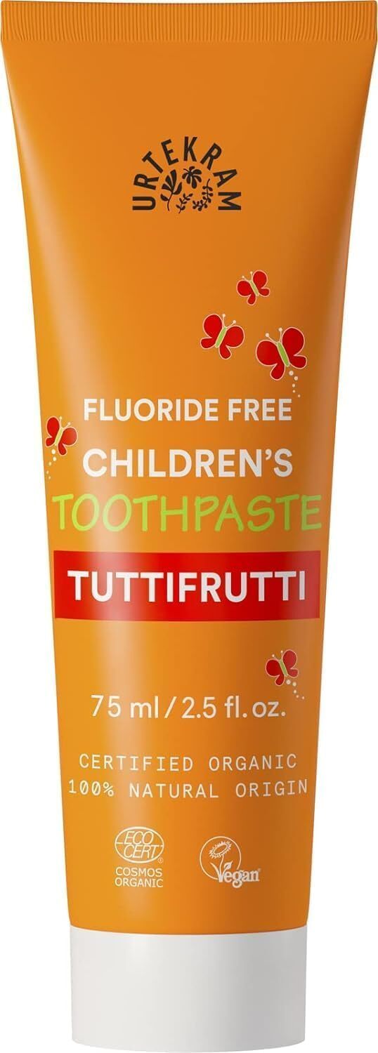 URTEKRAM Tuttifrutti Children s Toothpaste 75 ml (O3f)