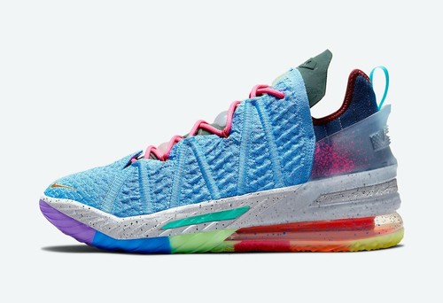 lebron 18 low blue
