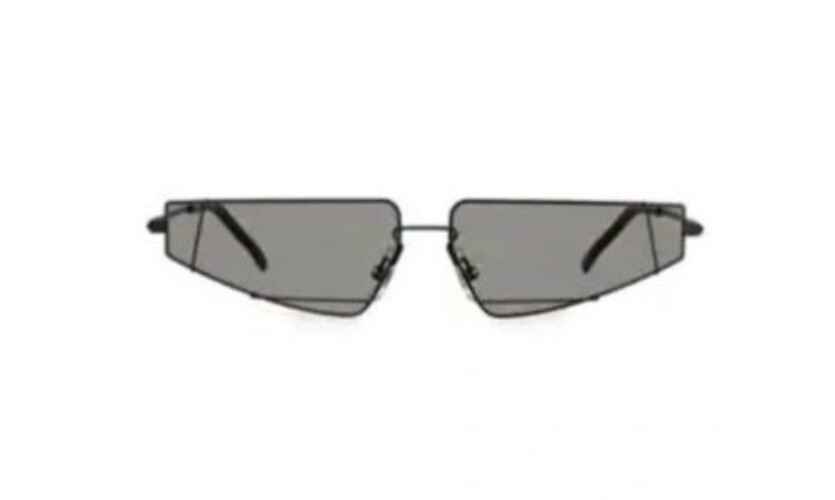 FENDI 61MM FUTURISTIC TRIANGLE WIRE FRAME SUNGLASSES IN BLACK | eBay