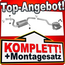 Auspuff für SKODA OCTAVIA 1.6 115PS 2004-2008 Auspuffanlage