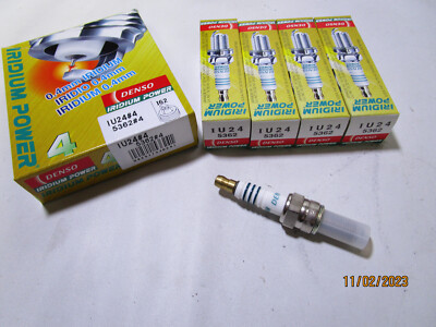 4 Spark Plugs Iridium Power DENSO IU24 5362 (4 pack)