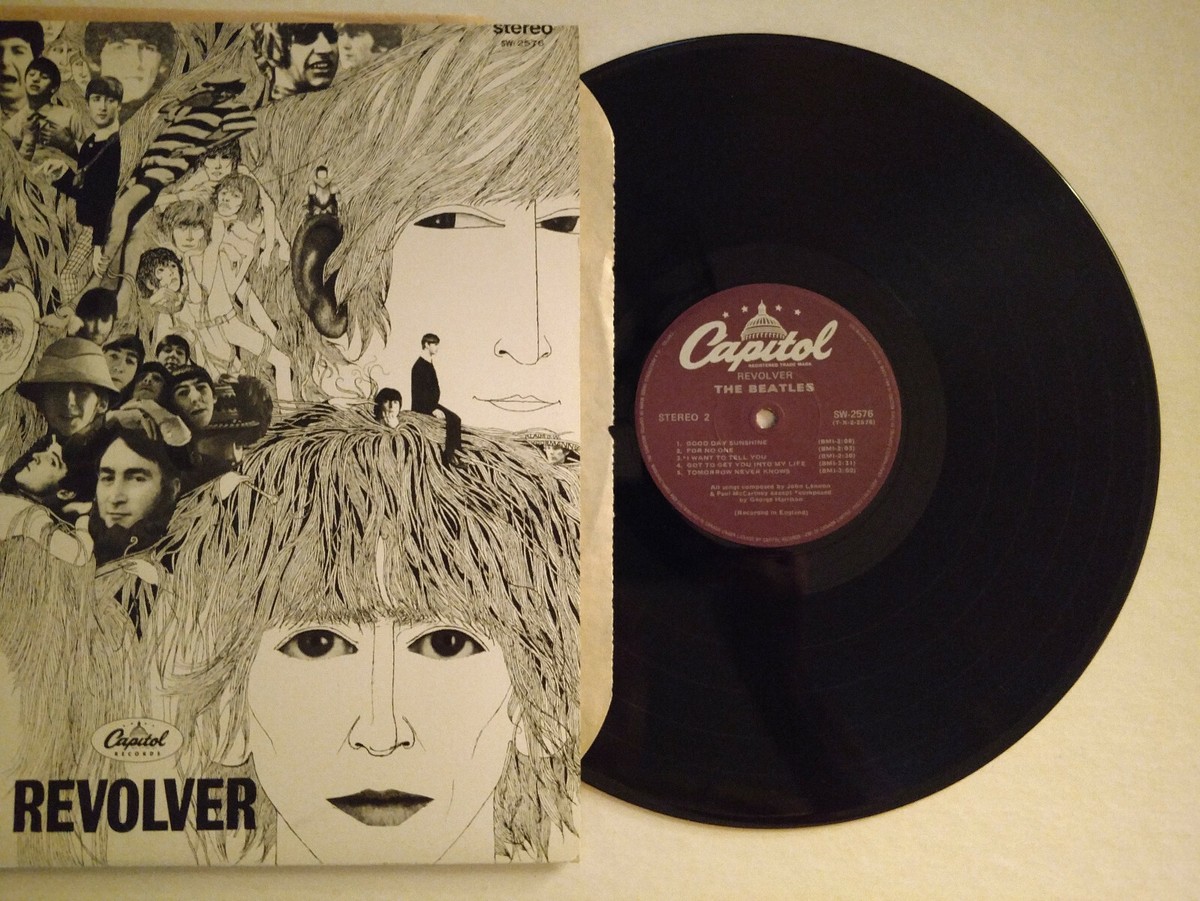 BEATLES LP REVOLVER 1980 CAPITOL SW-2576 3RD PURPLE LABEL CANADA