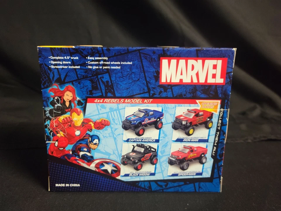 *NUEVO* Marvel Iron Man 4x4 Rebels Diecast Metal Truck Build 2014 Chevy Z71 Foto 4 de 4