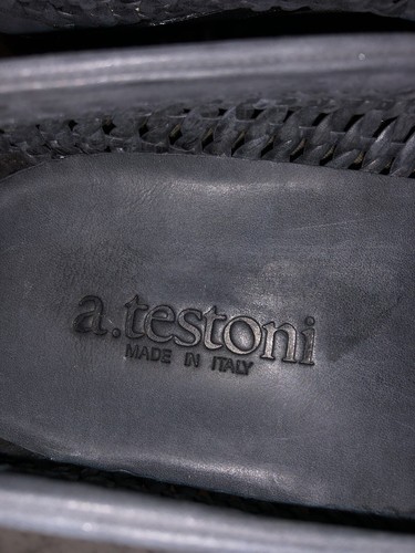 Scarpe Uomo A. TESTONI, Nuove, N° 45. Pelle Di Vitello, Made In Italy - Foto 12 di 14