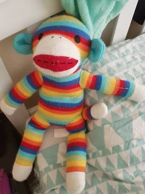rainbow monkey teddy