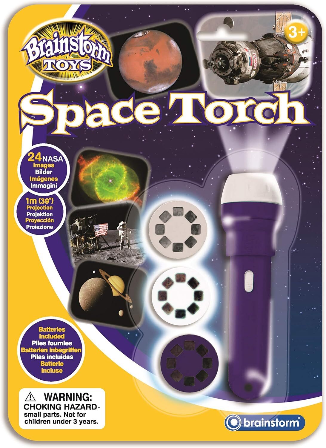 Проектор Brainstorm Toys E2008 Space Torch, синий