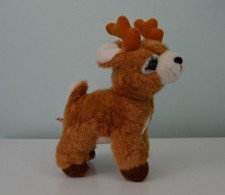 Russ Berrie Starlight Reindeer Plush Stuffed Animal Toy Item 836 Tan White