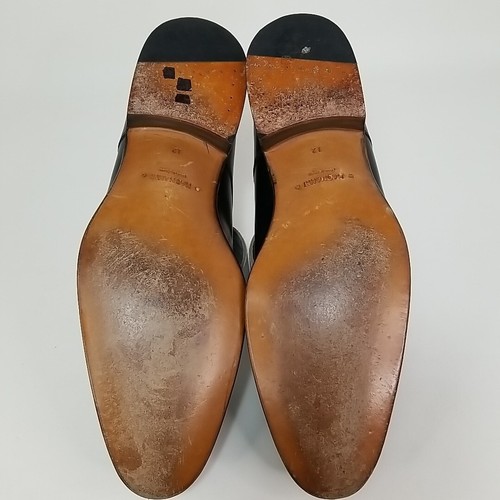 Magnanni X Newman Marcus Cap Toe Derby elegante Schuhe Herren Größe 12 M schwarz Leder - Bild 12 von 13