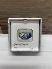 Anello Kohl's in ottone placcato cristallo originale tonalit� di BlueRing misura 8 - vedi tutte le foto