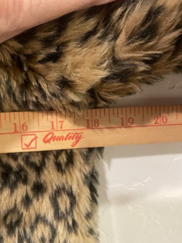 Vintage Faux Leopard Fur Coat Tailored To You Custom Clothier Women’s Small READ - Picture 19 of 20