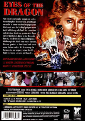 Cynthia Rothrock Eyes of the Dragon Cover a Dangerous