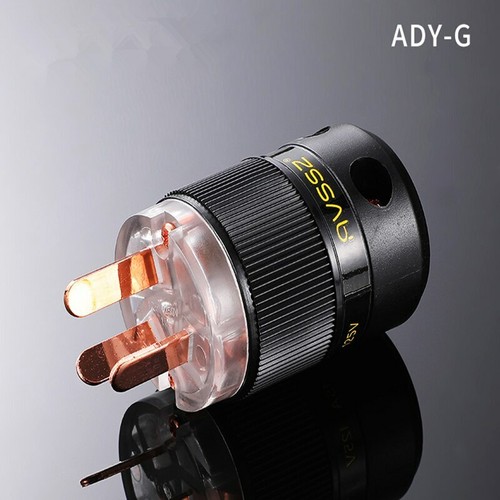 1Pcs NCF carbon fiber fever HIFI power plug tail national/US standard Furutech - Picture 5 of 22