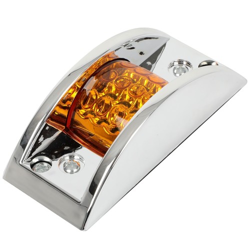 For Pickup Truck Lorry Peterbilt 2pcs 12 LED amber side marker turn light - Picture 14 of 17