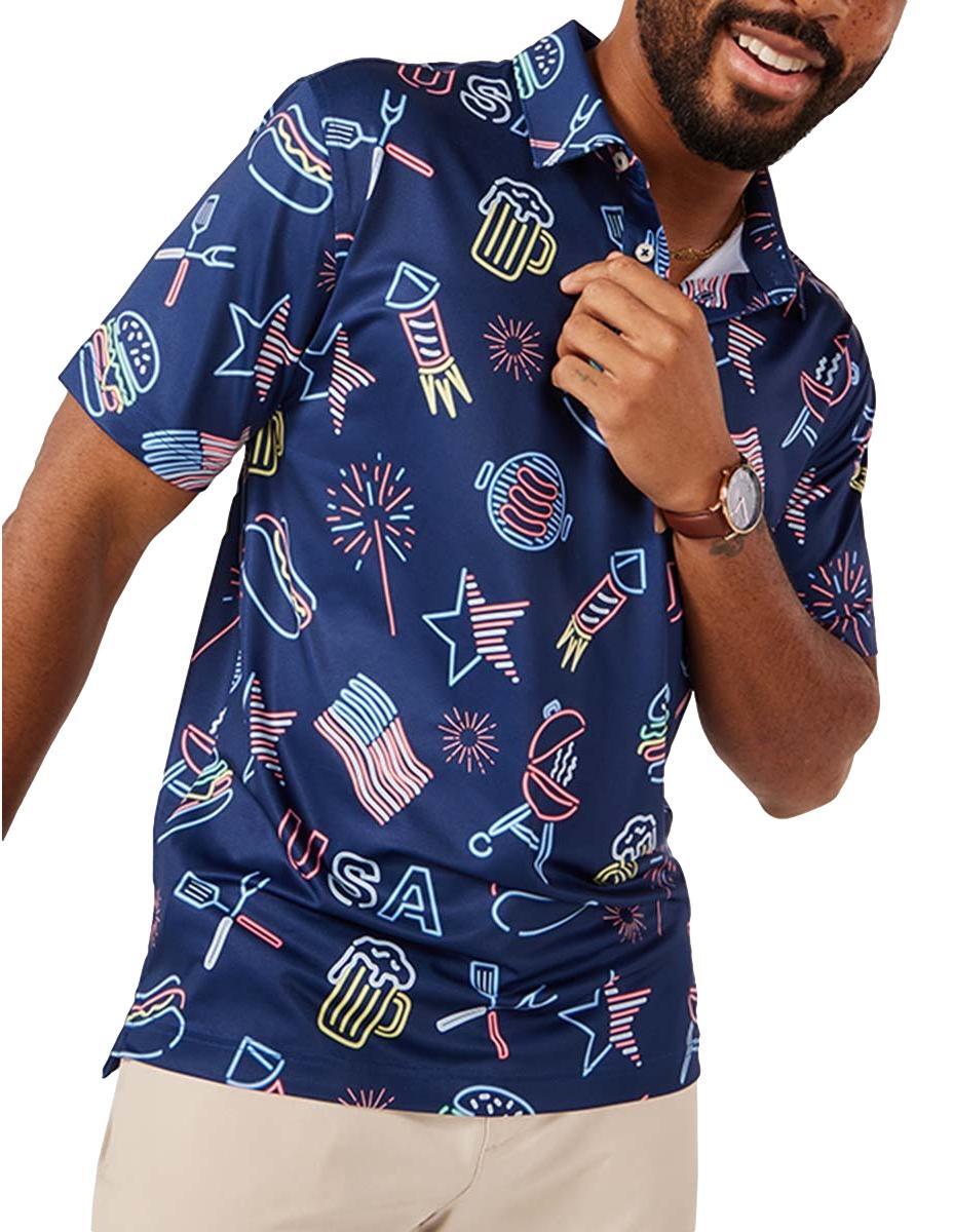 Легкое мужское поло Patriotic Light Performance Polo 20 582241 НОВОЕ 9990₽