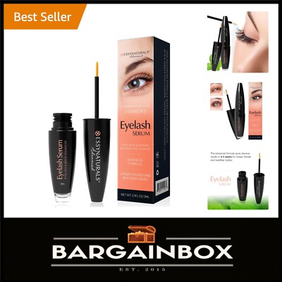 EssyNaturals 1-Pack Eyelash Growth Serum - Easy Application for Stunning Results