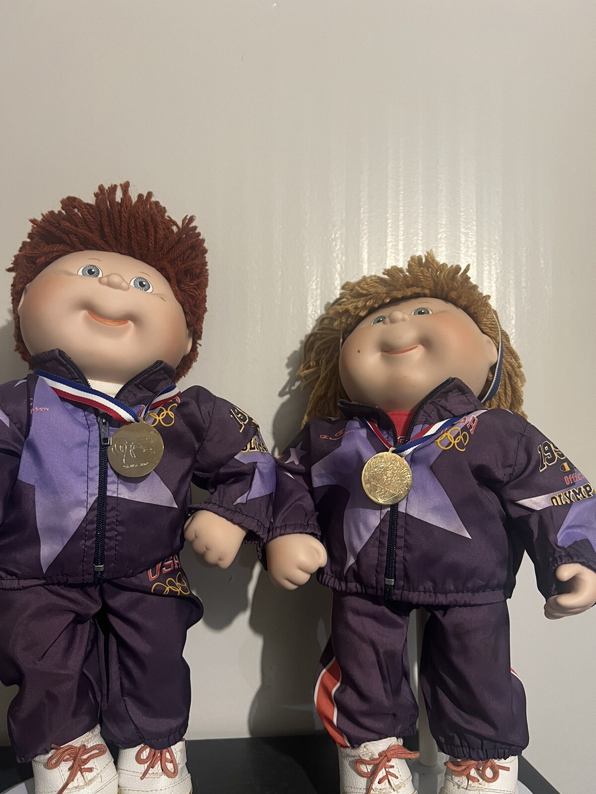 1996 Danbury Mint CABBAGE PATCH KIDS Olympikids Porcelain U.S. Olympics-Open Box