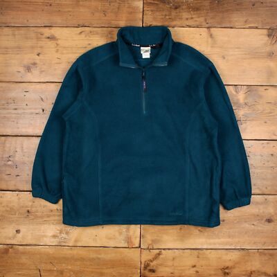 Vintage L.L.Bean Outdoorjacke XL Fleece Fleece blau