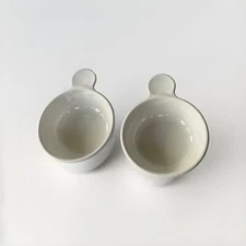 2 Corning Ware Grab It Bowls White USA No Lids