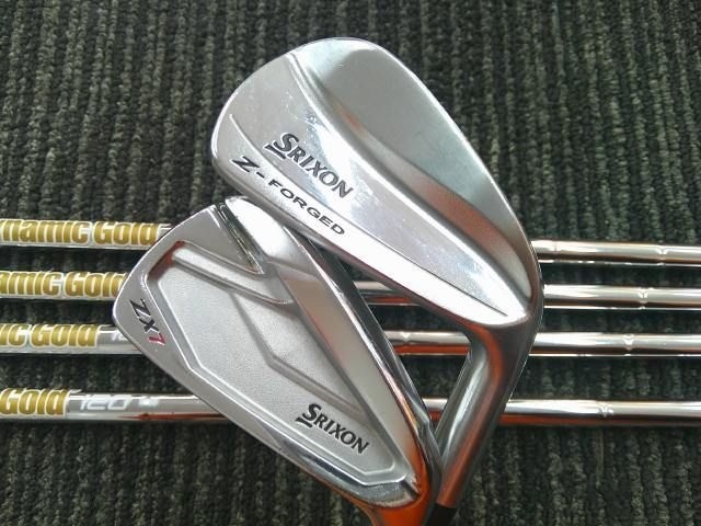 RARE Srixon Z-FORGED & ZX7 Combo Iron Set 5-PW 6pcs Dynamic Gold 