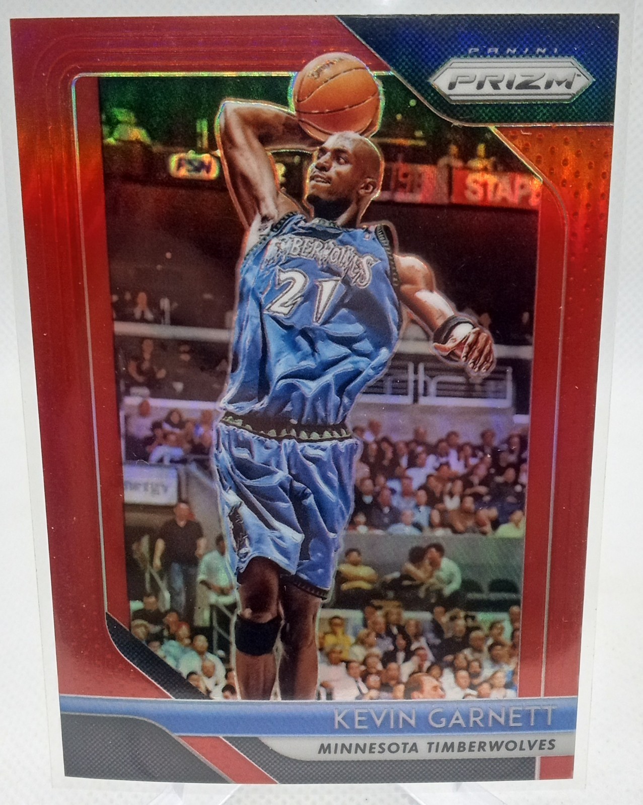 2018-19 Prizm Red Prizm- Kevin Garnett /299 Minnesota Timberwolves!